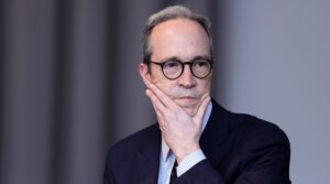 Jim Walden speaks during a mayoral forum at Columbia Journalism School, New York City, April 14, 2025.