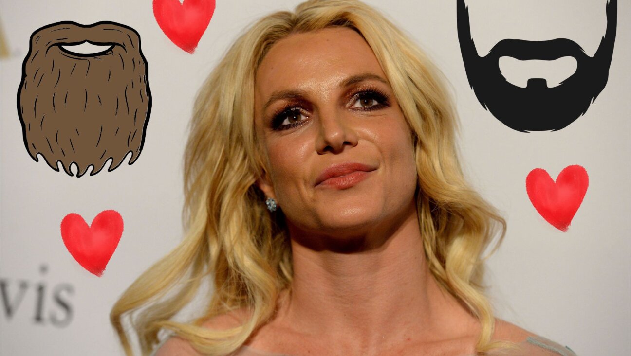 Britney likes the beard.