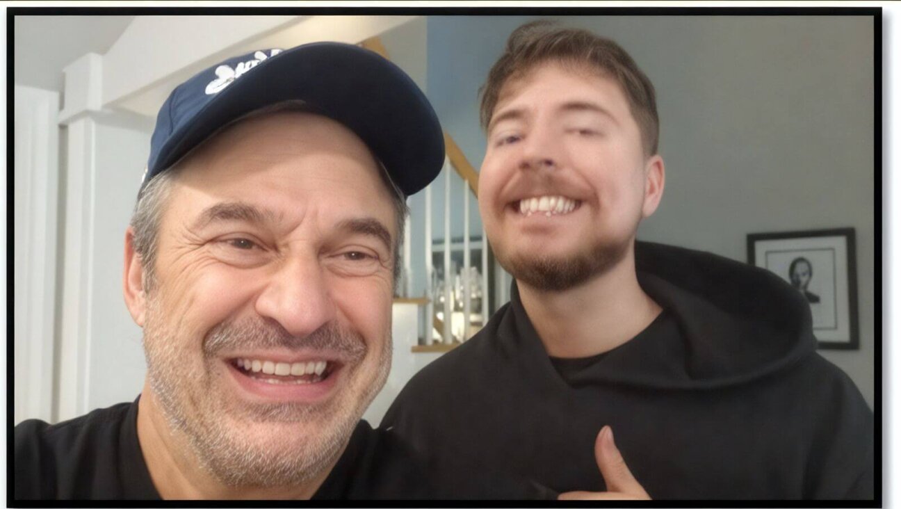 Rabbi Antony Gordon and Jimmy Donaldson, aka MrBeast.
