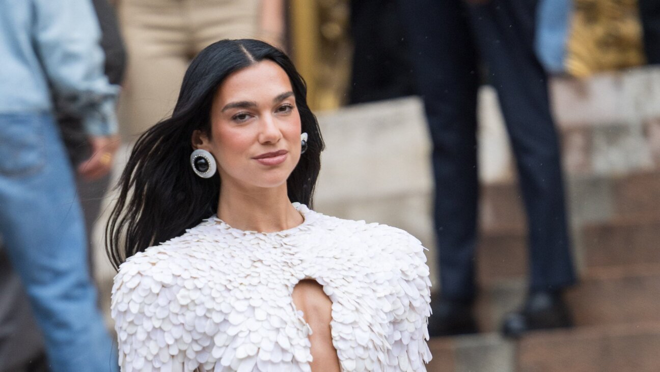 Dua Lipa attends Paris Fashion Week on July 7 in Paris, France. 