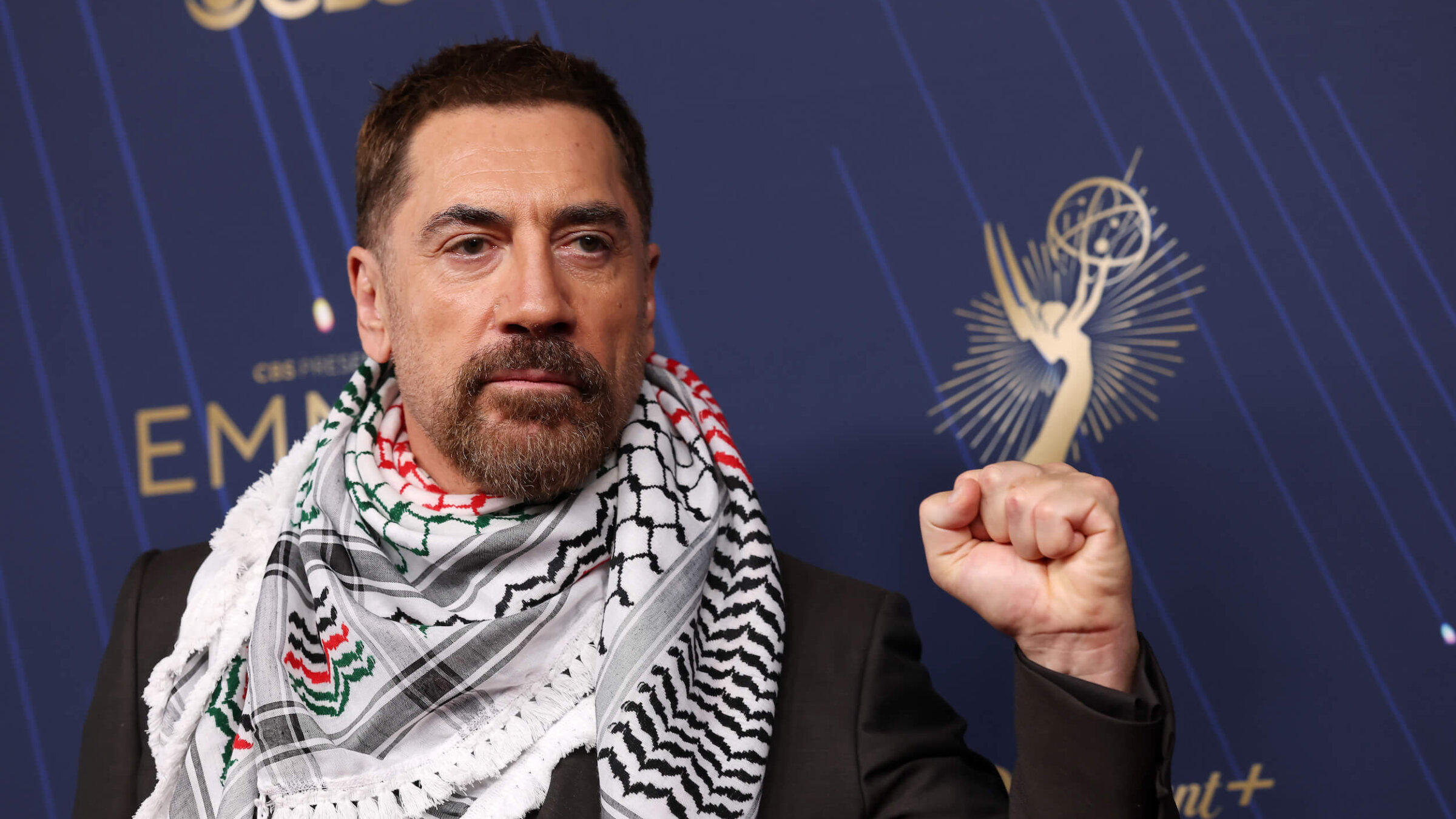 Javier Bardem on the red carpet at the 77th Primetime Emmy Awards at the Peacock Theater in Los Angeles, CA, on Sept. 14.