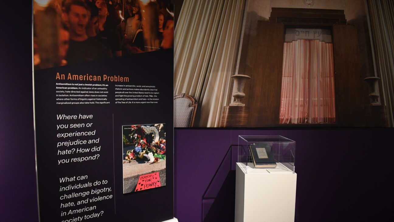 A new, temporary exhibit at the Museum of Jewish Heritage explores antisemitism in America, with the 2018 shooting at Tree of Life Synagogue in Pittsburgh at its center.