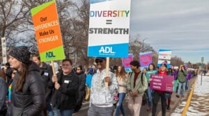 The annual Martin Luther King Day March in Denver, January 2023.