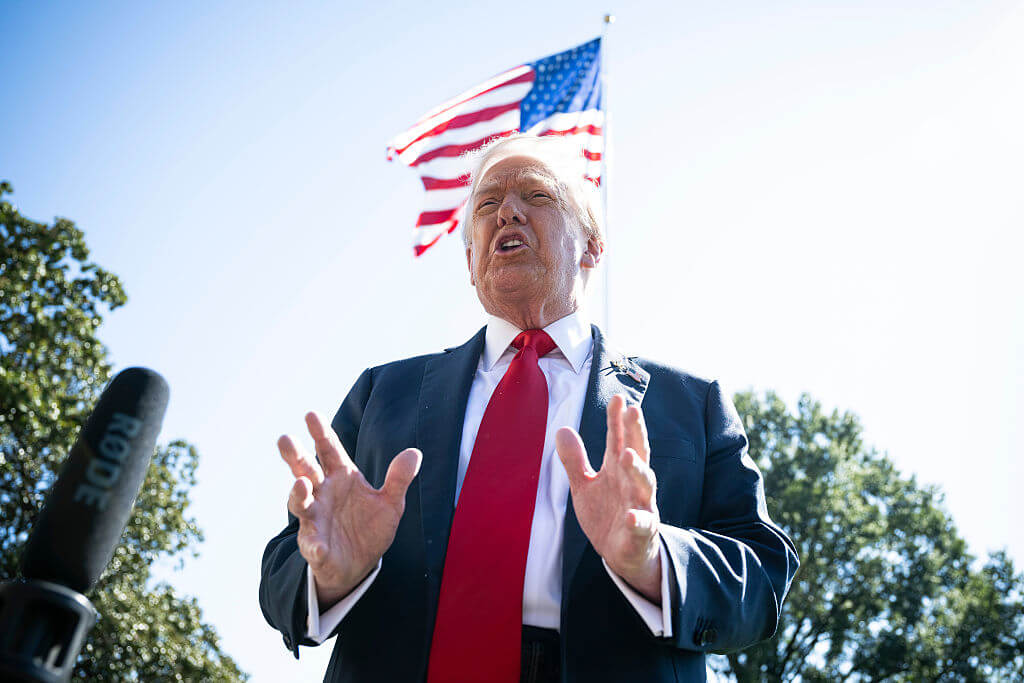 President Donald Trump on Oct. 5. 