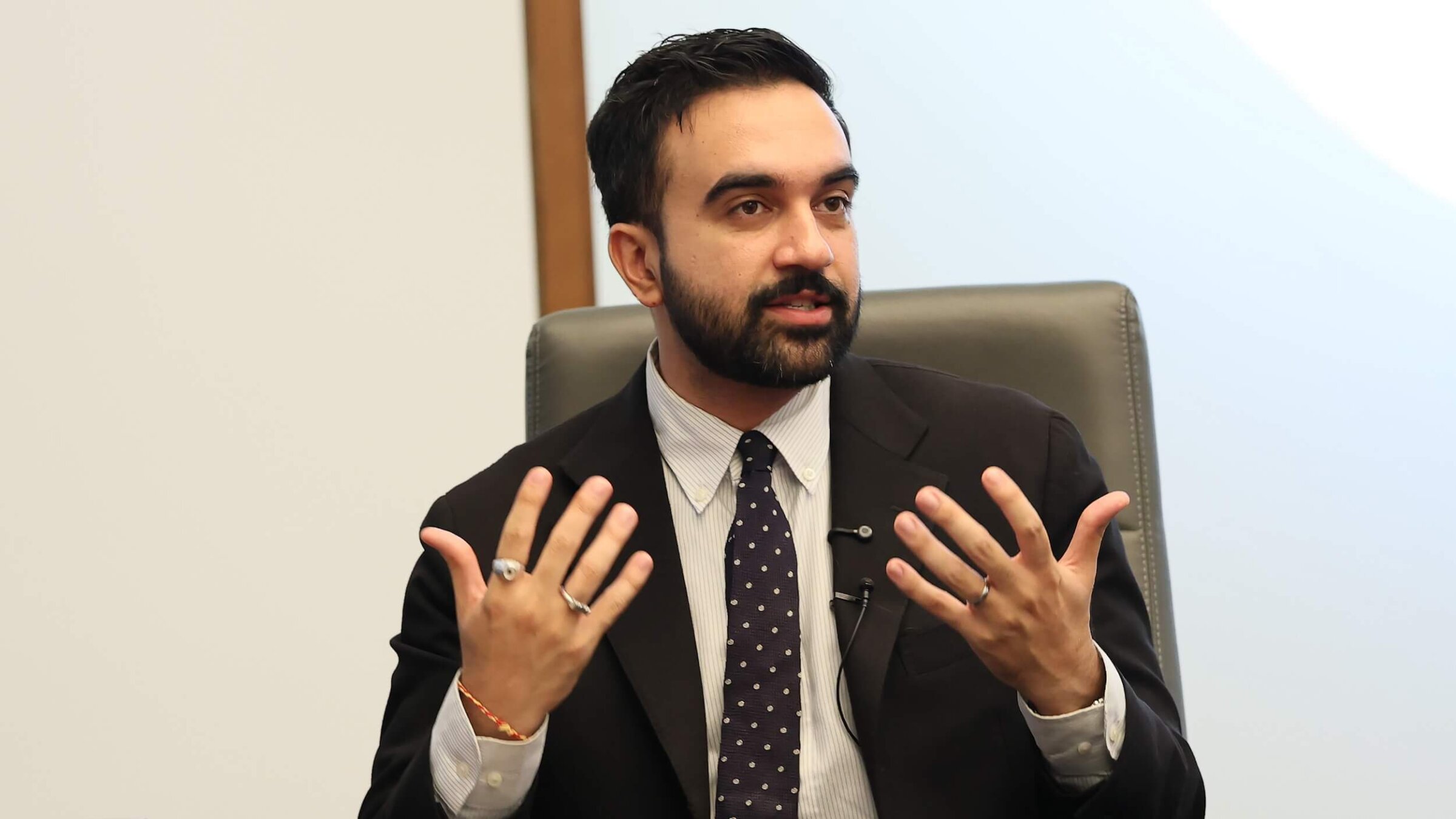 New York City mayoral candidate Zohran Mamdani on Oct. 17.
