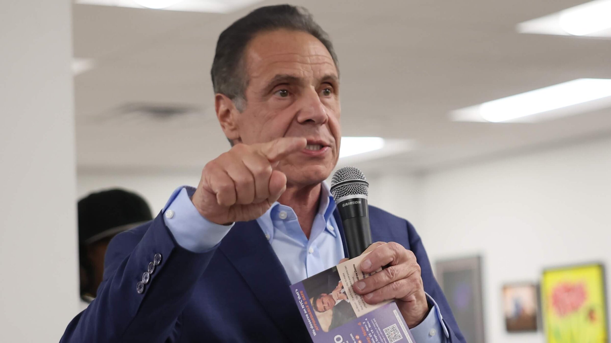 Independent New York City mayoral candidate Andrew Cuomo on Oct. 27.