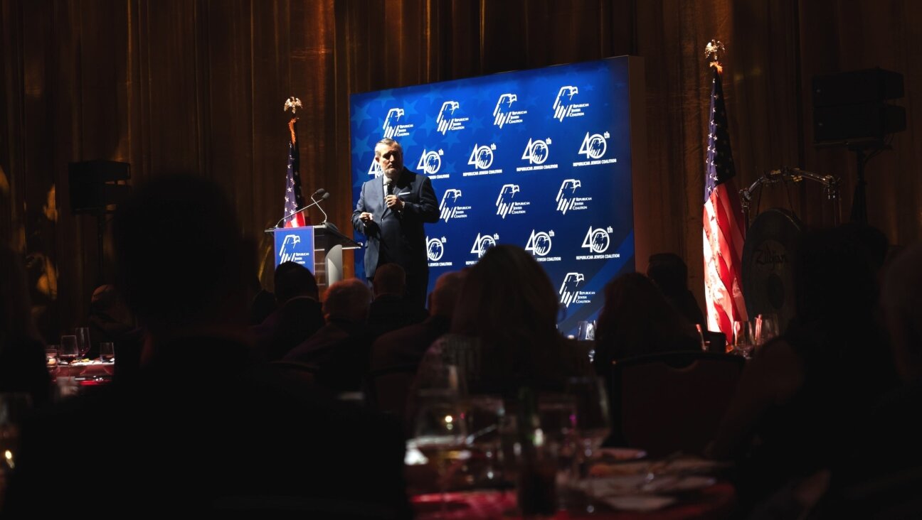 Texas Sen. Ted Cruz addresses the convention of the Republican Jewish Coalition in Las Vegas, Oct. 30, 2025.