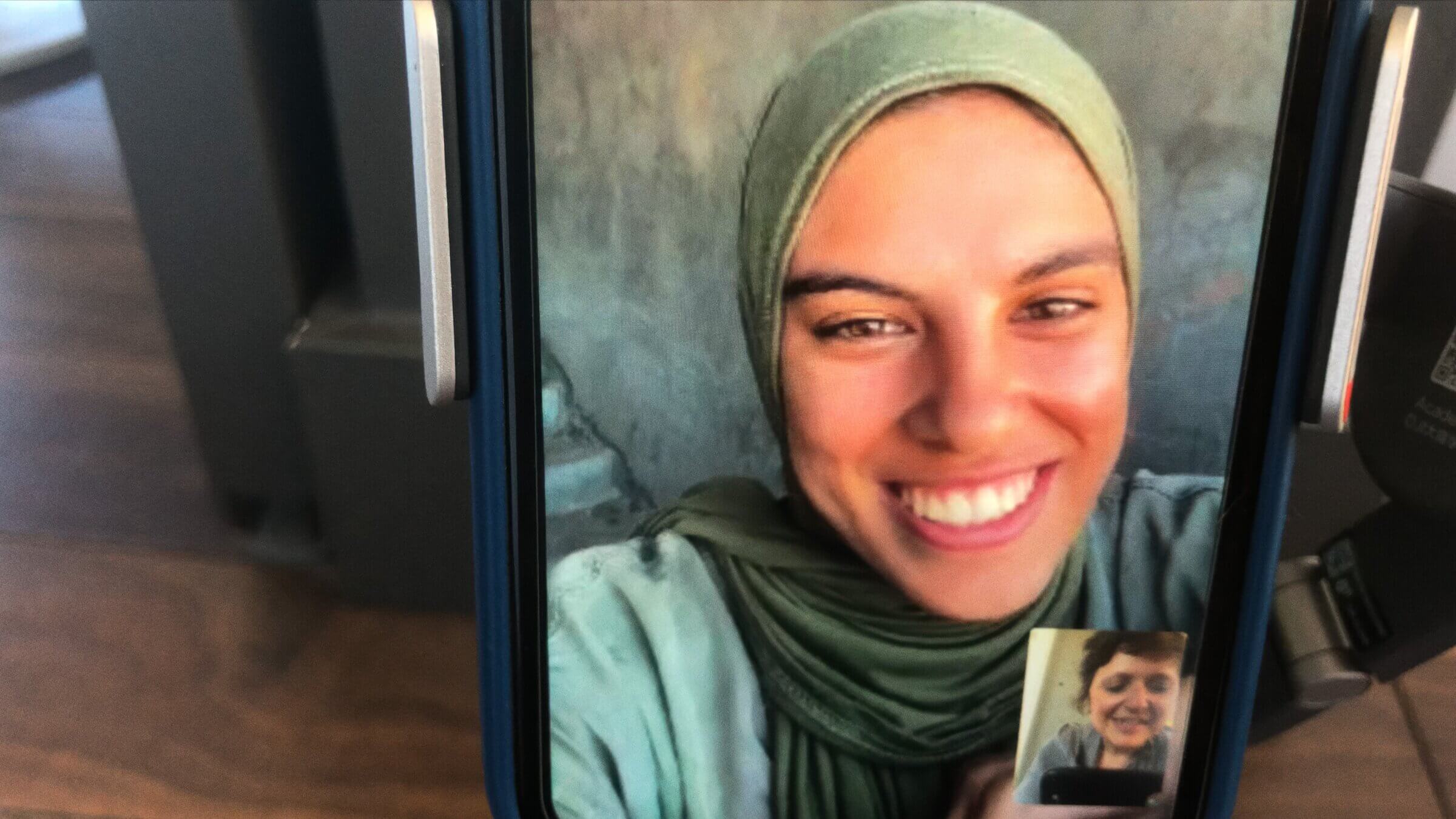 'Put Your Soul On Your Hand and Walk' follows video conversations between Fatma Hassona and filmmaker Sepideh Farsi.