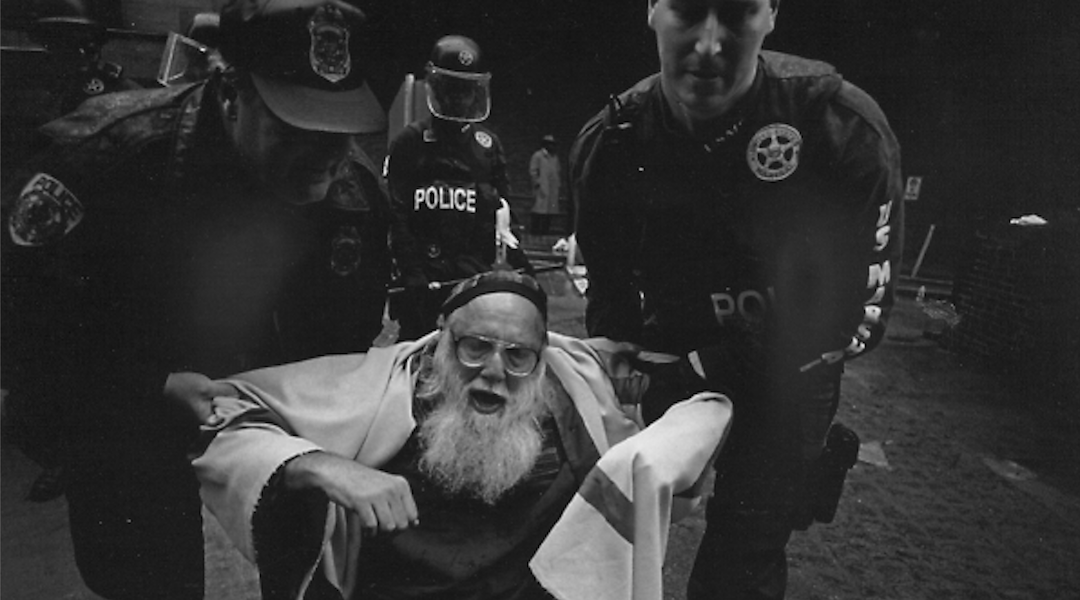 In 2004, Waskow was arrested in a nonviolent sit-down protest against passage of a federal tax bill that enriched what he called “the hyperwealthy” and imposed more burdens on the poor. He said the police arresting him and the other members of his group — about 150 in all — quietly agreed with him, and acted “caring and courteous” with them.