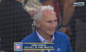 Sandy Koufax saw one of the greatest World Series games ever played.
