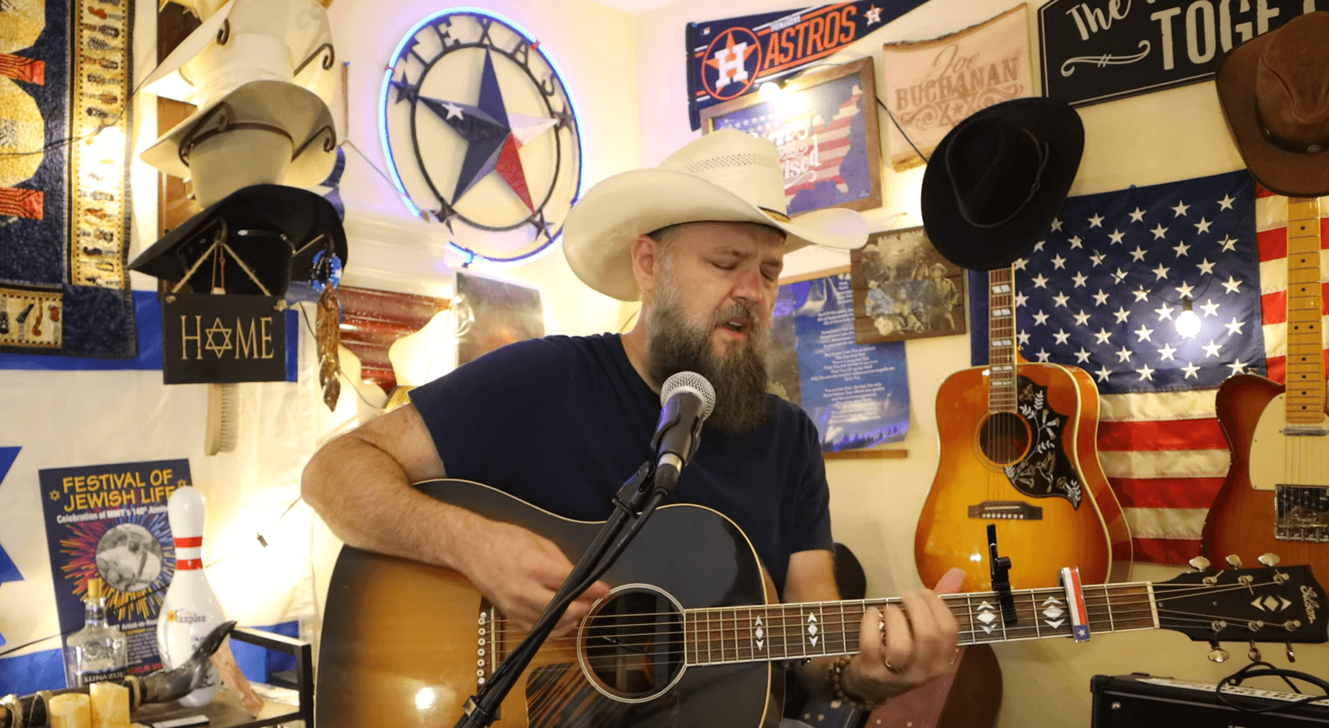 Joe Buchanan’s new country album, Heaven and Earth, features Jewish music.