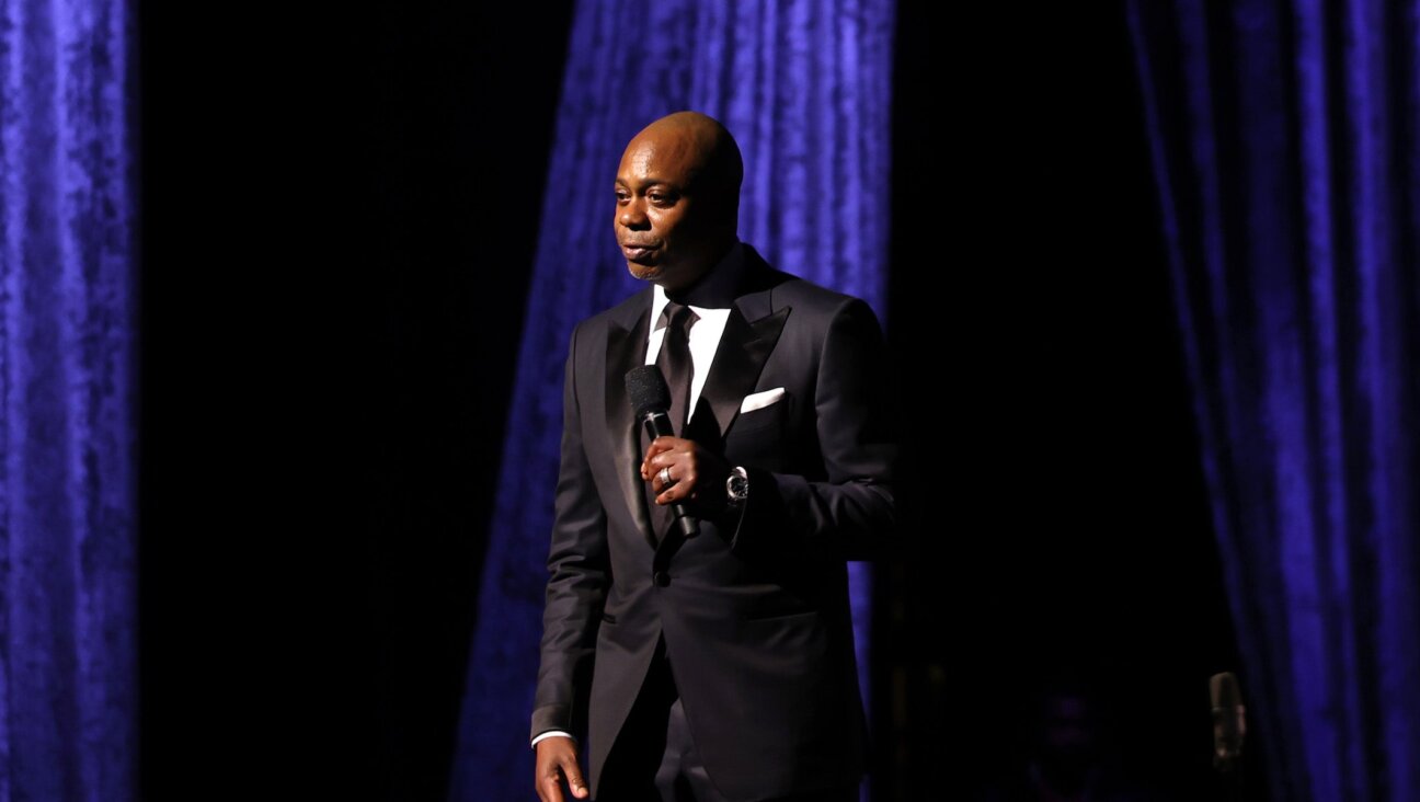 Dave Chappelle speaks onstage during the Jazz at Lincoln Center Gala on April 30, 2025 in New York City. 