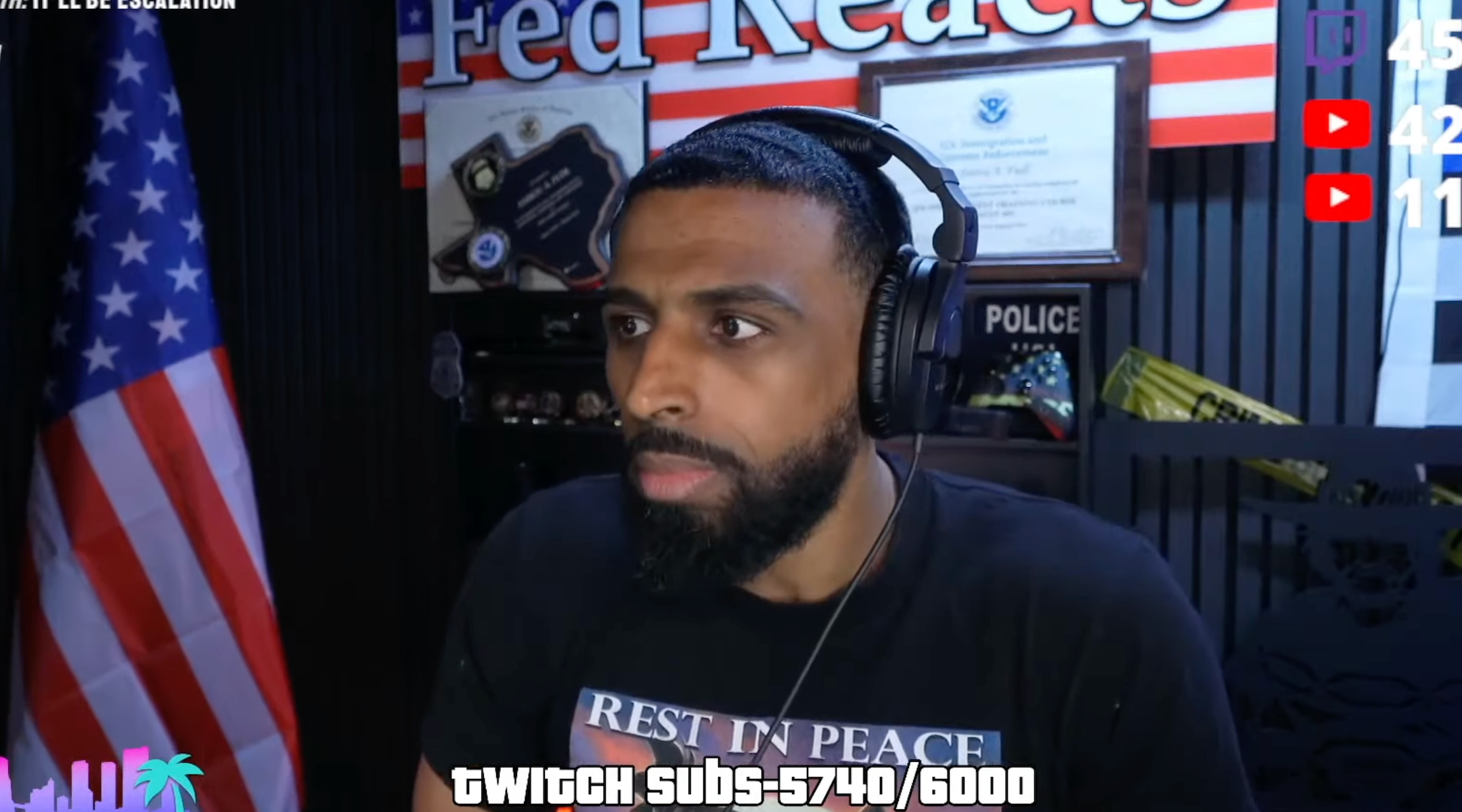 Myron Gaines, co-host of the popular podcast “Fresh and Fit,” on Oct. 2, 2024. 