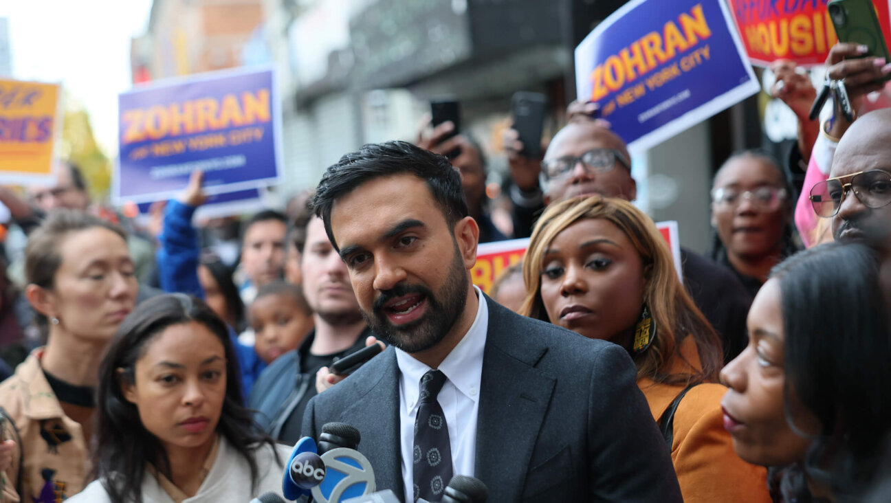 Democratic New York City mayoral candidate Zohran Mamdani answers questions from the press on Oct. 25.