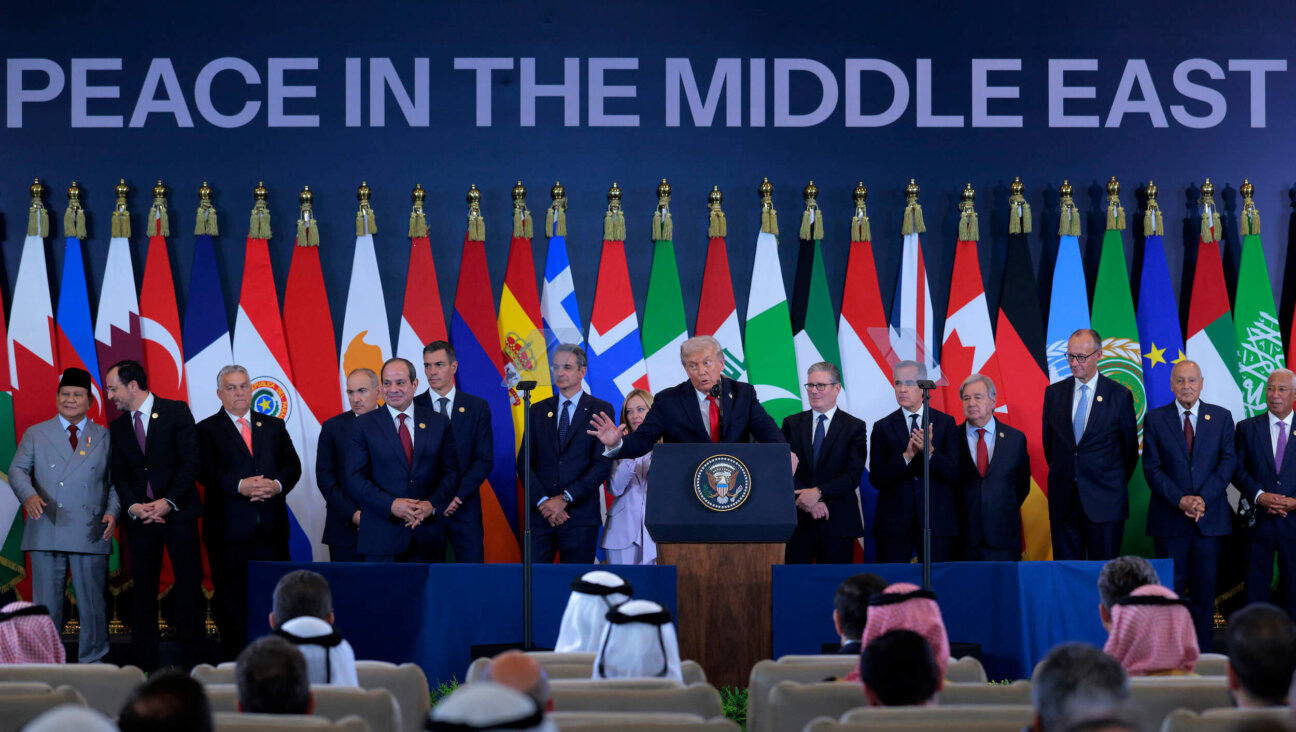 President Donald Trump joins President of Egypt Abdel Fattah El-Sisi and other regional and European leaders for a Middle East peace summit in Sharm El-Sheikh, Egypt on Oct. 13.