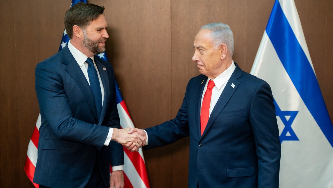Vice President JD Vance meets with Israeli Prime Minister Benjamin Netanyahu at the prime minister’s office in Jerusalem on October 22, 2025. 