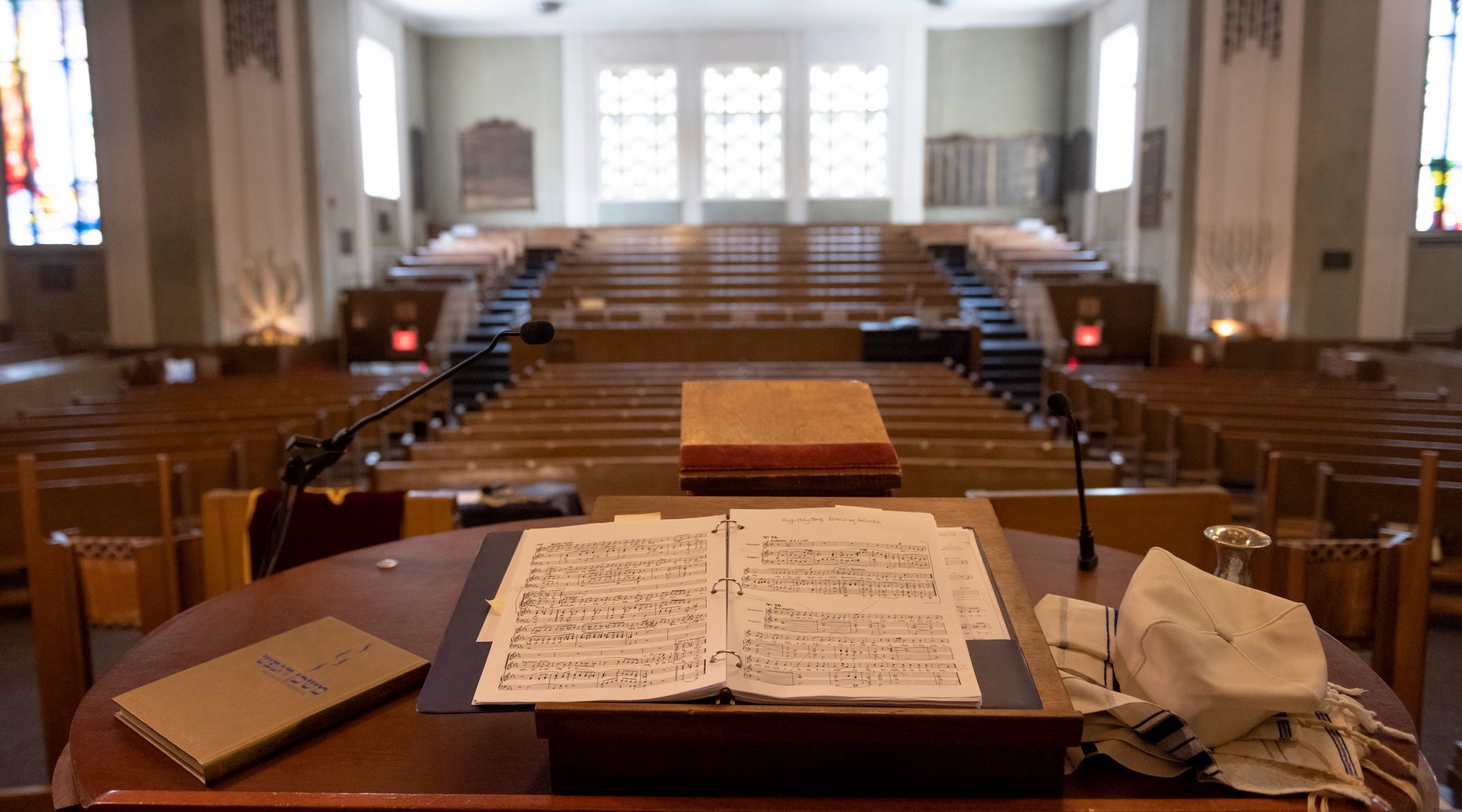 nside a synagogue sanctuary, as new research sheds light on how fewer rabbis are choosing pulpit life.
