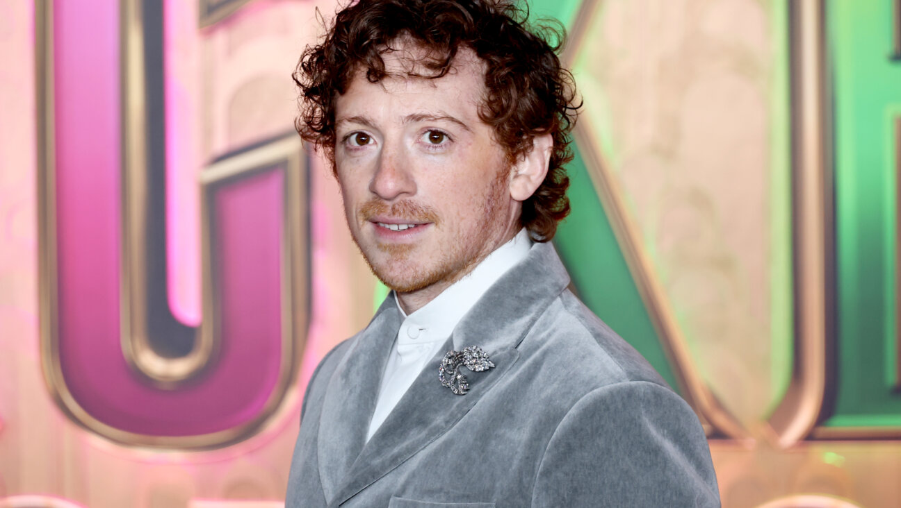 Ethan Slater plays Boq, and inspired the look of the Munchkins in Munchkinland.