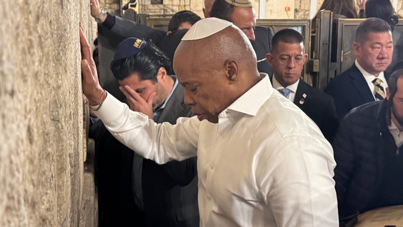 New York City Mayor Eric Adams at the Western Wall on Nov. 16. 