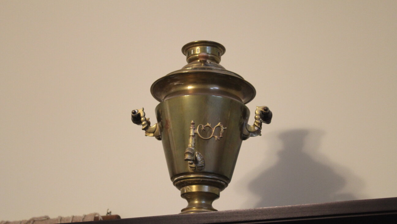 This samovar has long sat high in the author’s home without explanation.