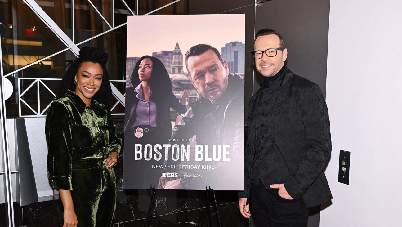 Sonequa Martin-Green and Donnie Wahlberg attend the CBS special screening of "Boston Blue" on Oct. 14 in New York City.