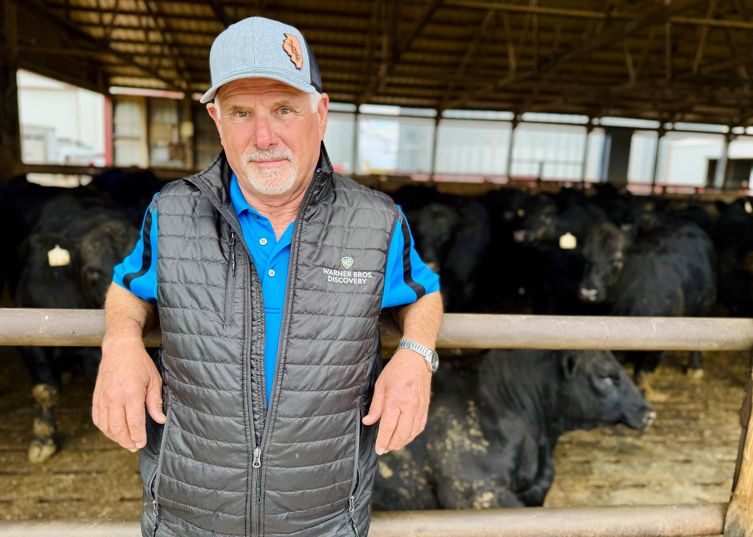 Dave Jakobs, an Illinois farmer, whose parents survived the Holocaust.