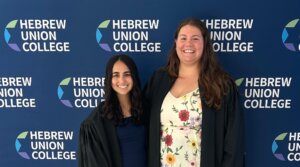 Hannah and Ally Karpel-Pomerantz met as rabbinical school classmates at Hebrew Union College. They are set to be ordained at the end of the school year. 