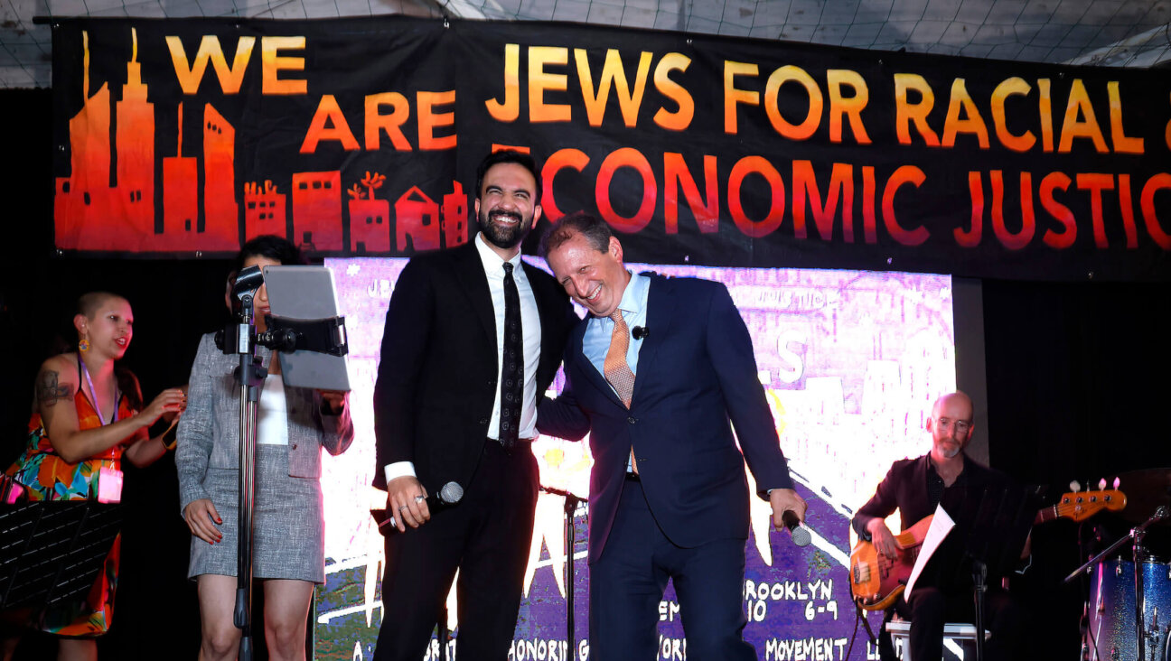 New York City Democratic mayoral candidate Zohran Mamdani and NYC Comptroller Brad Lander speak during the Jews For Racial And Economic Justice's Mazals Gala on Sept. 10.