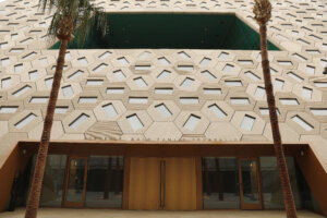 The Audrey Irmas Pavilion, an event space for Wilshire Boulevard Temple.