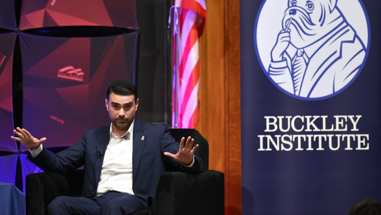 Author, journalist and commentator Ben Shapiro speaks at a Buckley Institute event, How October 7 Broke America’s College Campuses, at Yale University on October 7, 2024. 