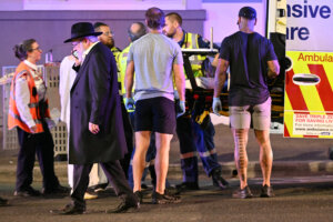 First responsders at the Hanukkah shooting incident at Bondi Beach in Sydney on Dec. 14.