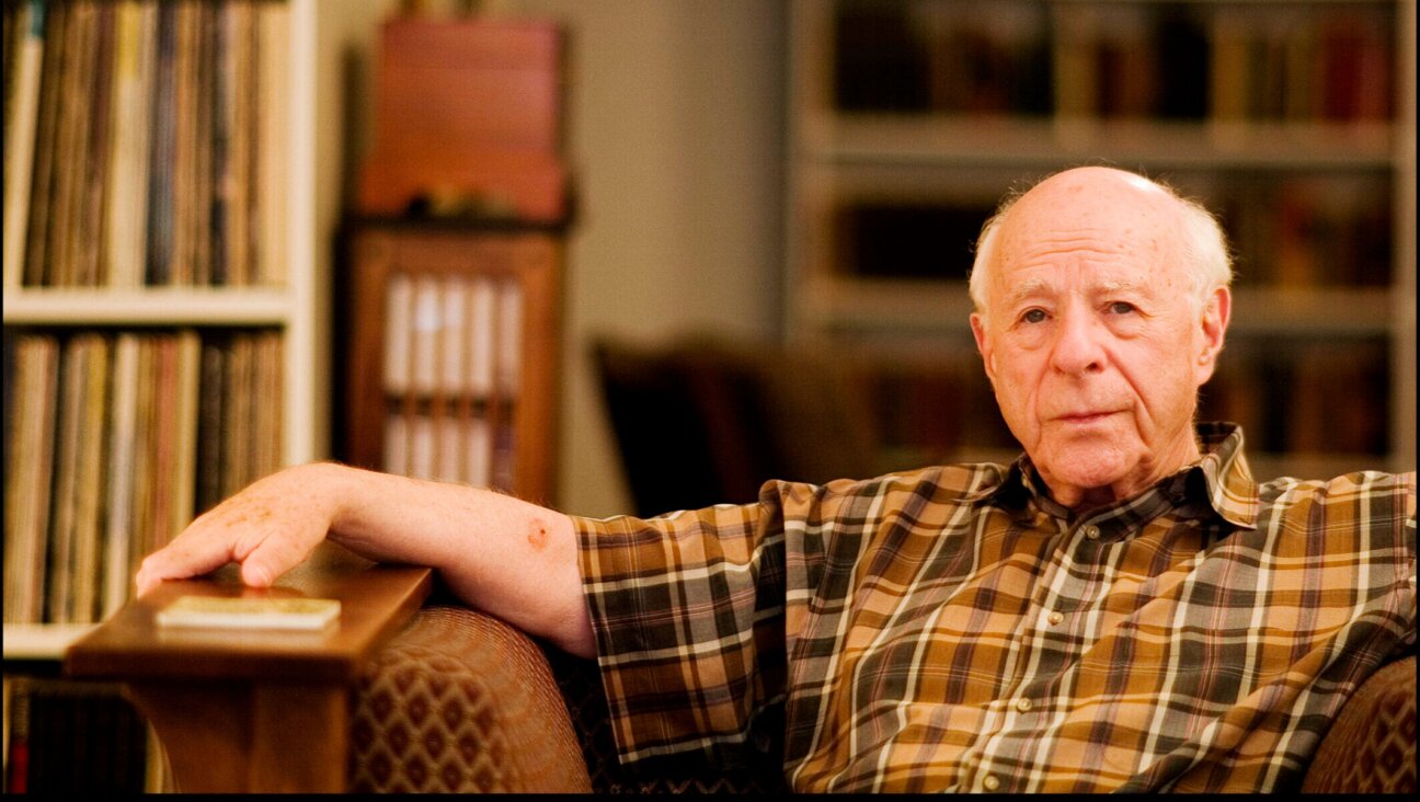 American neoconservative theorist and writer Norman Podhoretz at home in New York City in 2008.