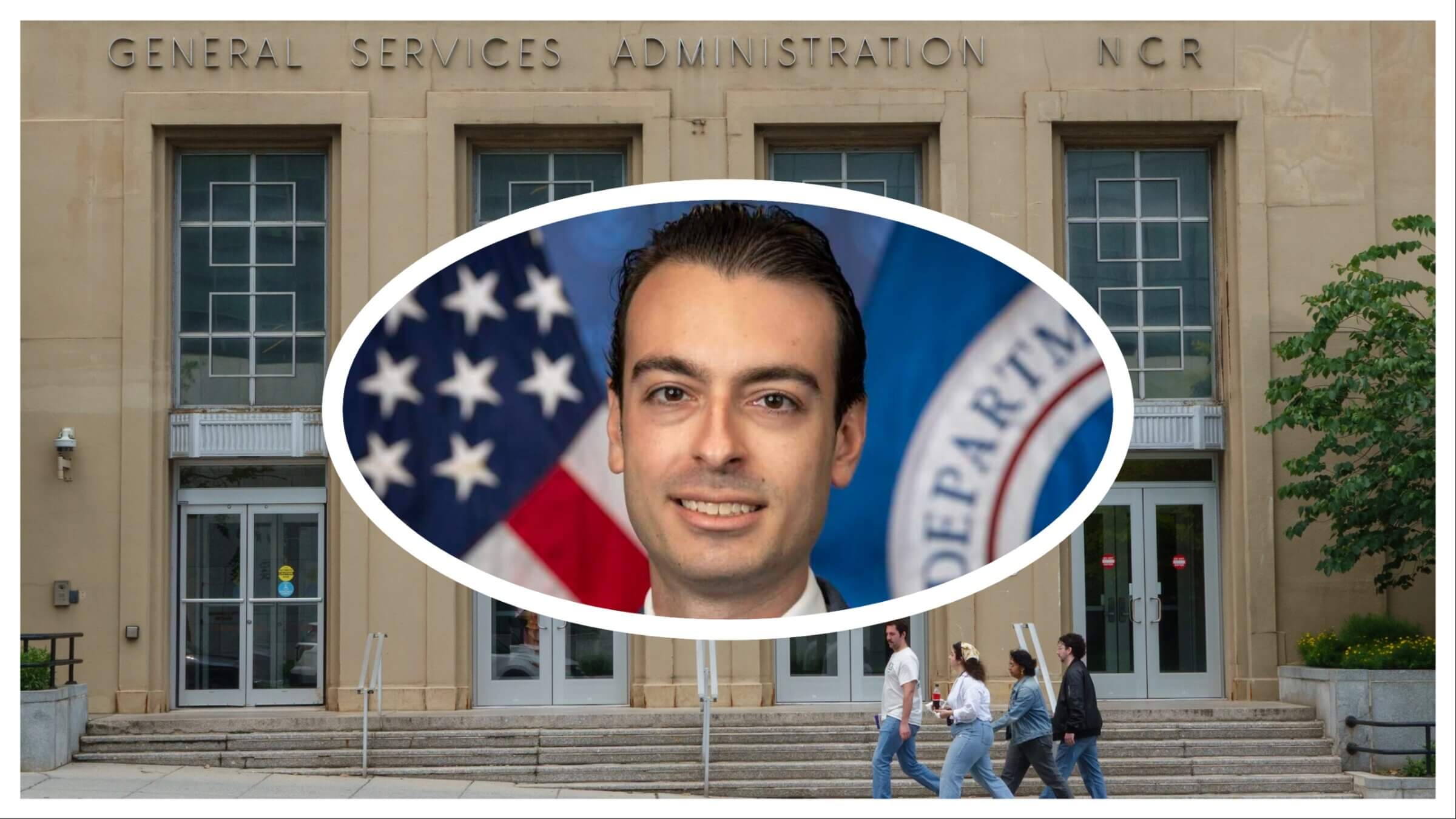 Paul Ingrassia and the General Services Administration (GSA) building in Washington, D.C. 