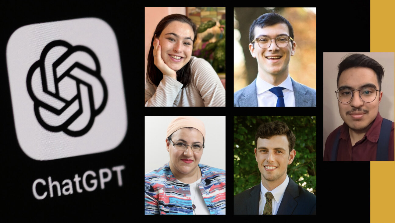 Clockwise from top left: Rabbinical students Dani Pattiz, Aiden Englander, Adrian Marcos, Micah Glickman and Denise Blumenfeld.