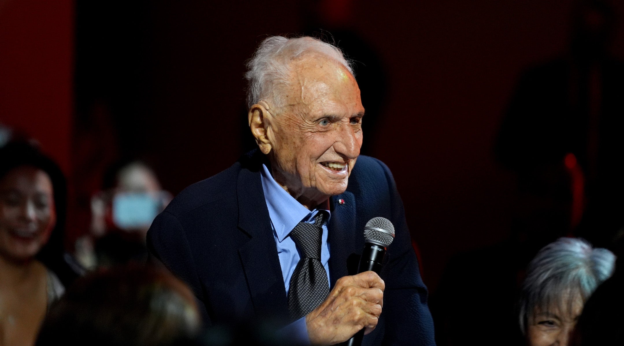 Frank Gehry speaks during the MOCA Gala 2025 at The Geffen Contemporary at MOCA on May 31, 2025 in Los Angeles, California.