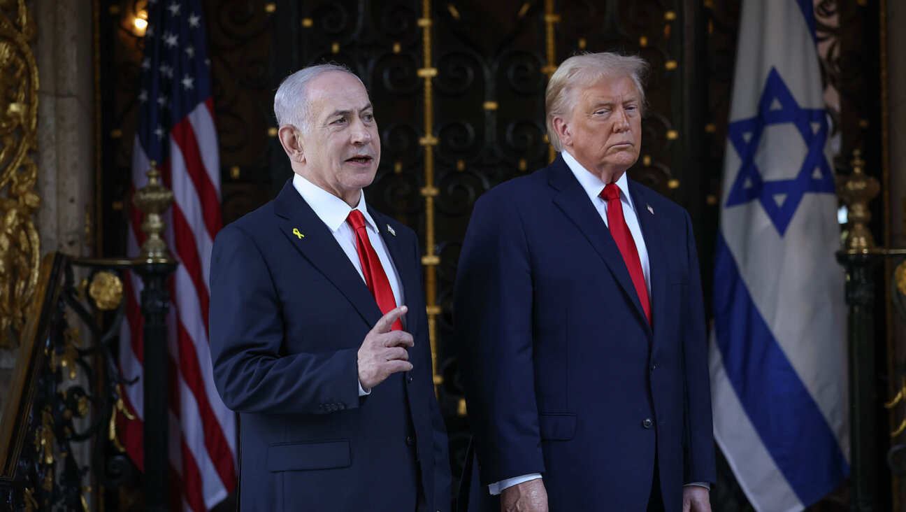Israeli Prime Minister Benjamin Netanyahu appears with U.S. President Donald Trump at Mar-a-Lago club on Dec. 29.