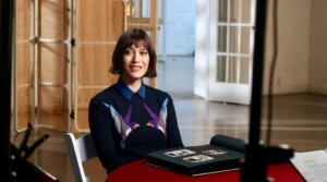 Actor Lizzy Caplan appears on an episode of PBS' "Finding Your Roots."