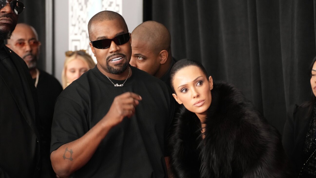 Kanye West and Bianca Censori attend the 67th Grammy Awards in Feb. 2025 in Los Angeles.