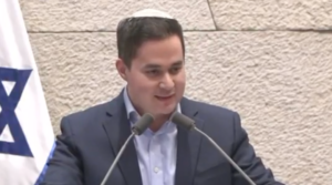Knesset member Dan Illouz speaks before the Knesset on Jan. 5, 2025.