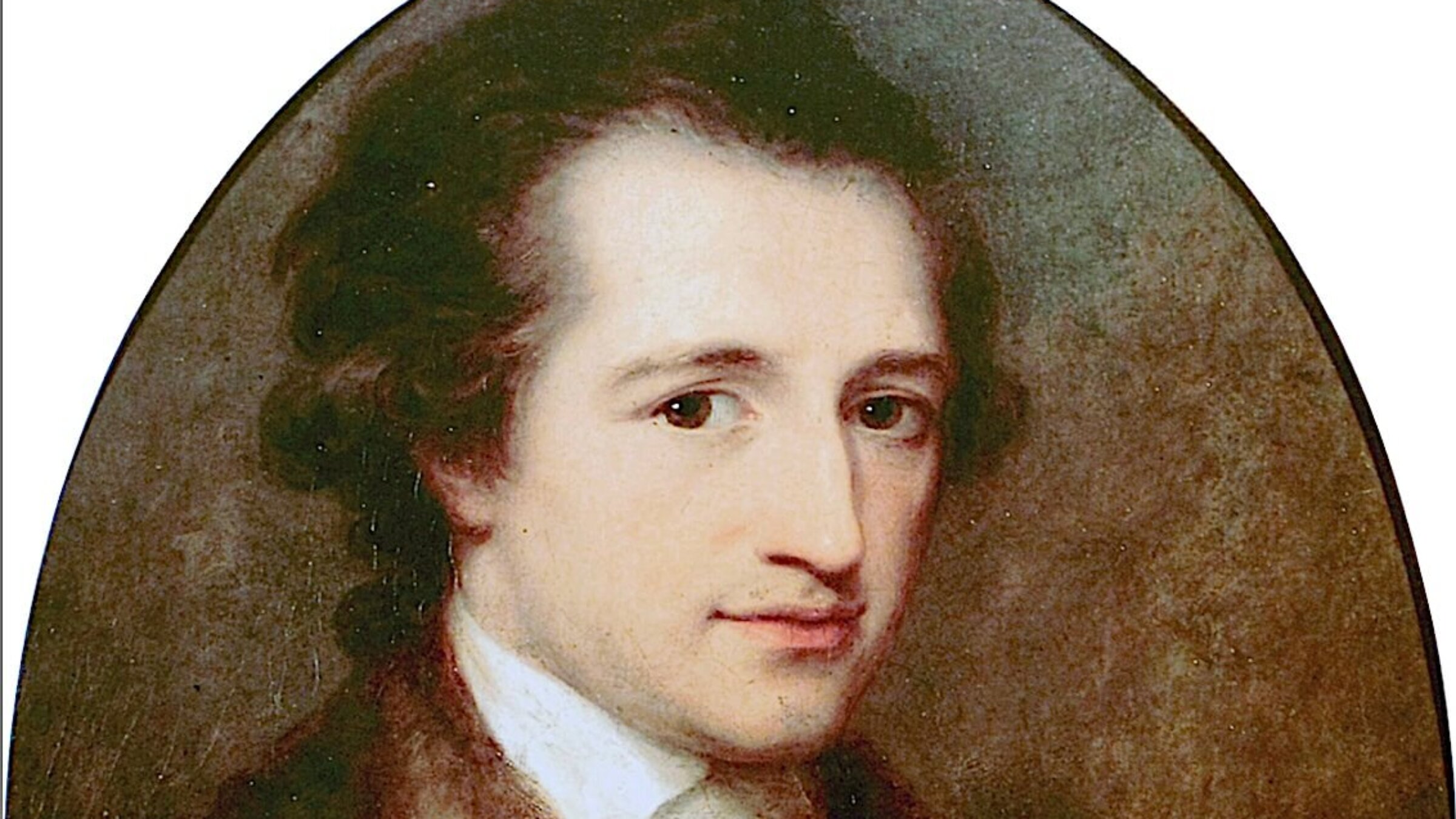 Johann Wolfgang von Goethe as a young man in a painting by Angelica Kauffmann, 1787.