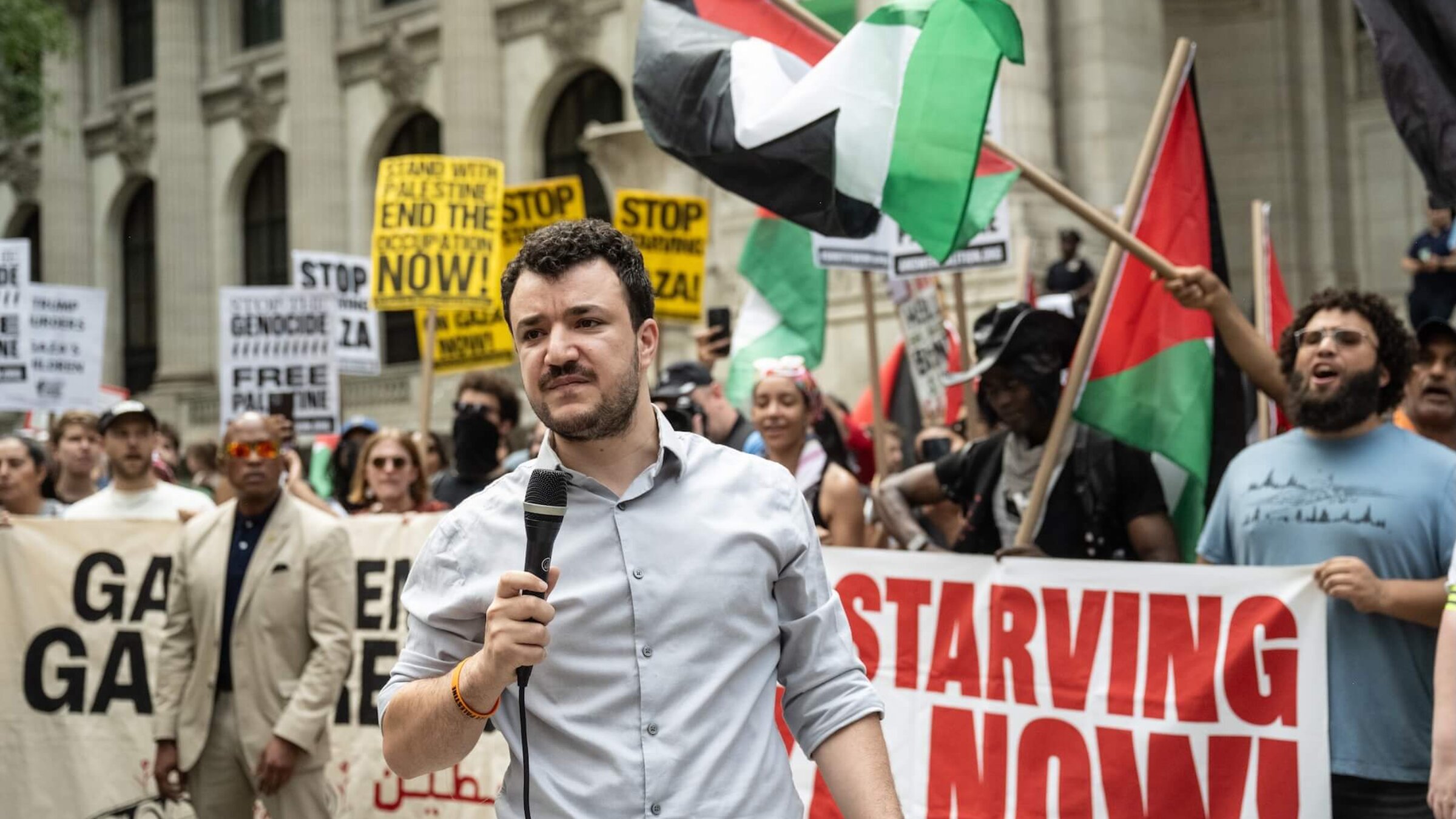 Mahmoud Khalil, who served as a negotiator for students participating in pro-Palestinian encampments at Columbia University.
