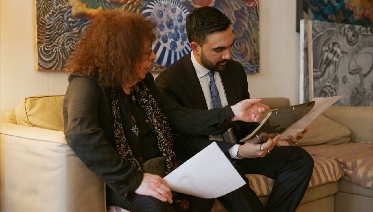 Olga Spiegel, an artist, has lived for nearly five decades in the same rent-stabilized Manhattan apartment, where she was visited by Mayor Zohran Mamdani.