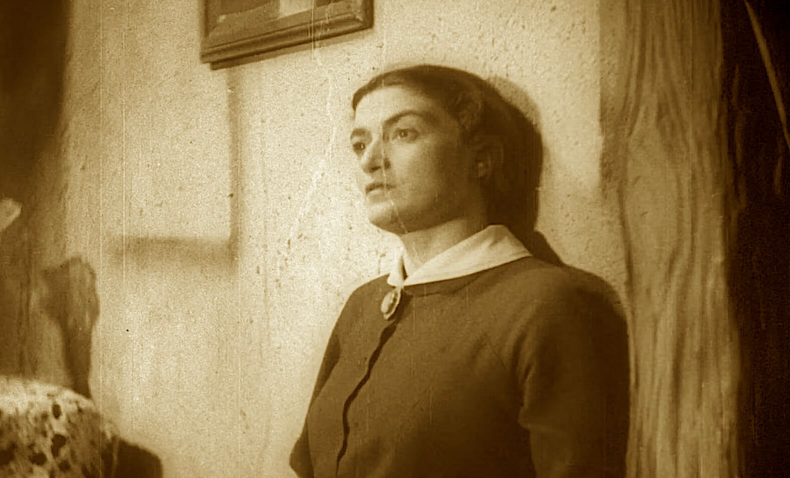 The exceptional actress in the Yiddish film 'I Have Sinned"