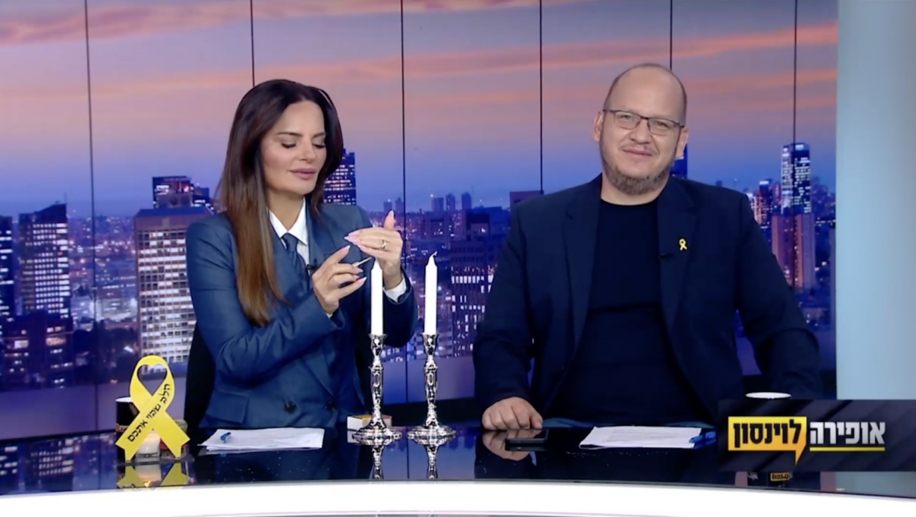 The Israeli TV host Ofira Asayag is secular but lit Shabbat candles on air in 2024, during the Israel Hamas war — reflecting a trend among Israelis. 