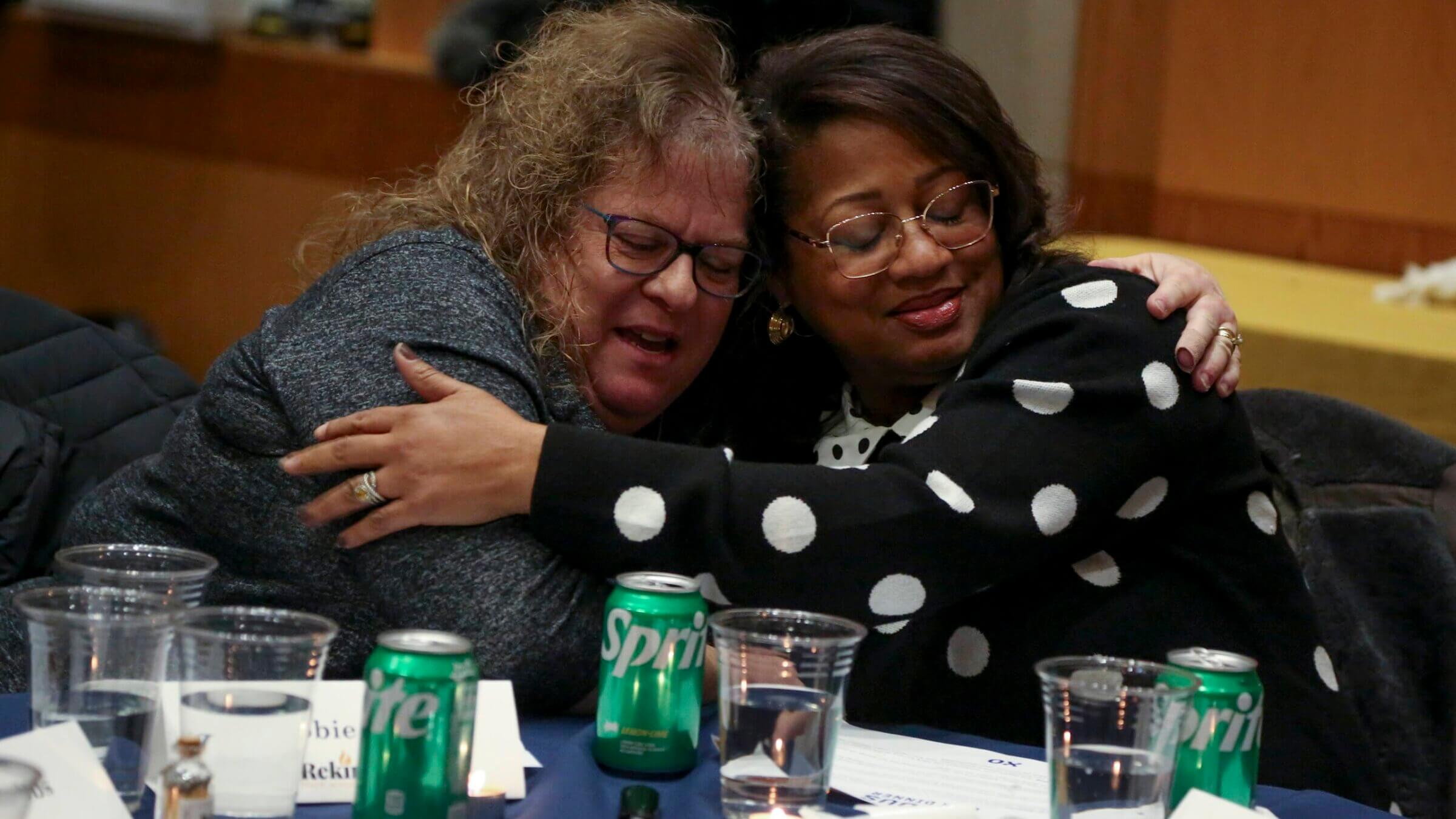 Participants at the Rekindle Fellowship Exodus Over Dinner program in December.