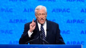 U.S. Representative Steny Hoyer speaking during the American Israel Public Affairs Committee (AIPAC) Policy Conference in Washington, DC on March 24, 2019. 