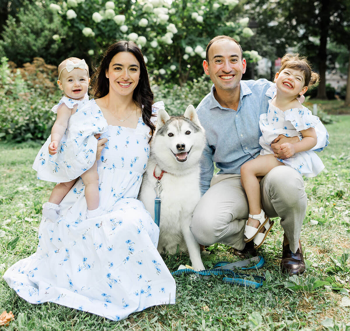 Jamie and Stuart Goldberg and their family.
