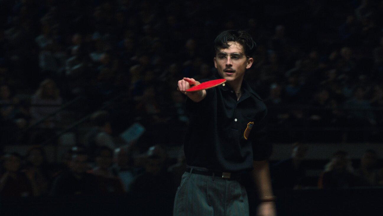 Timothée Chalamet in "Marty Supreme."