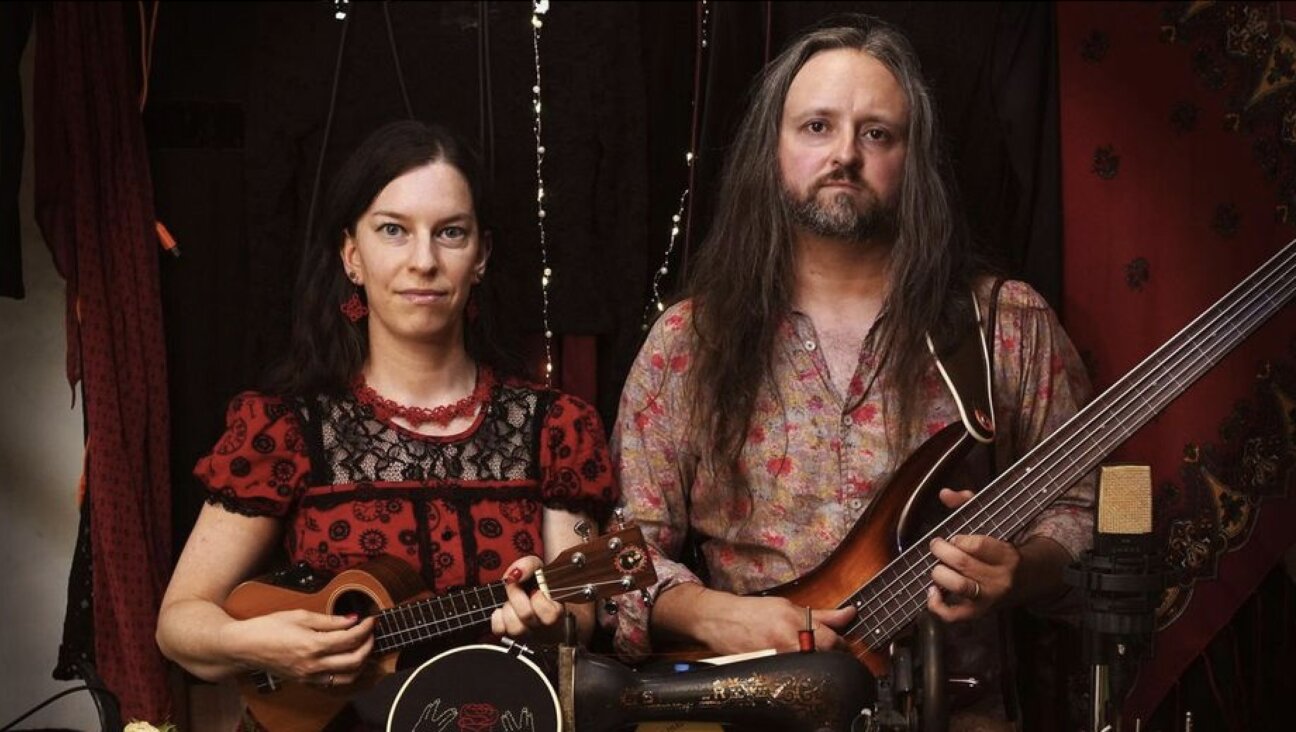 Cantor Sarah Myerson and multi-instrumentalist Ilya Shneyveys who are now on tour with the ‘Rose Cohen Experience.’ 