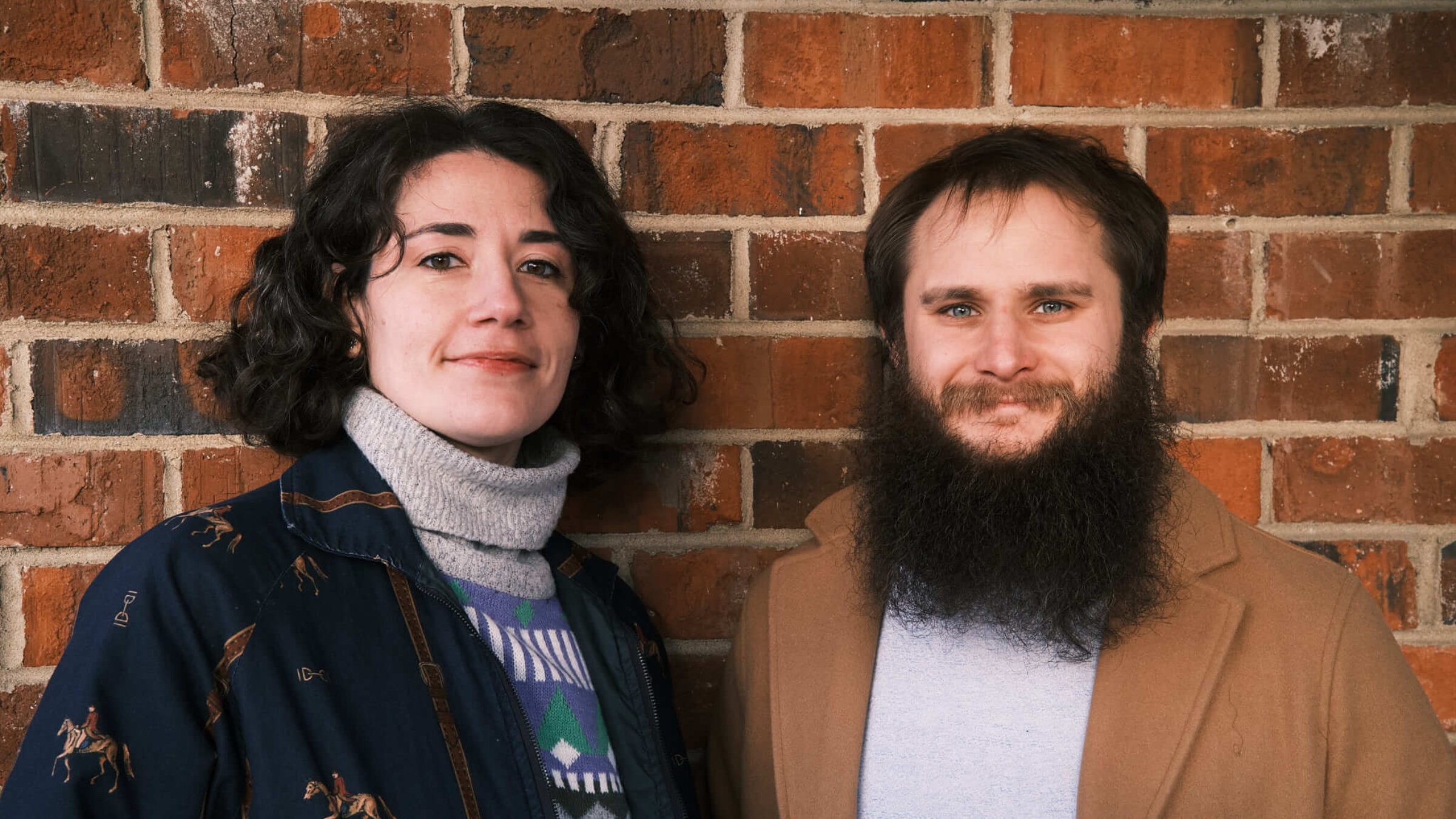 Richmond Yiddish Week founder Samantha Shokin (left) with co-organizer Daniel Kraft. 